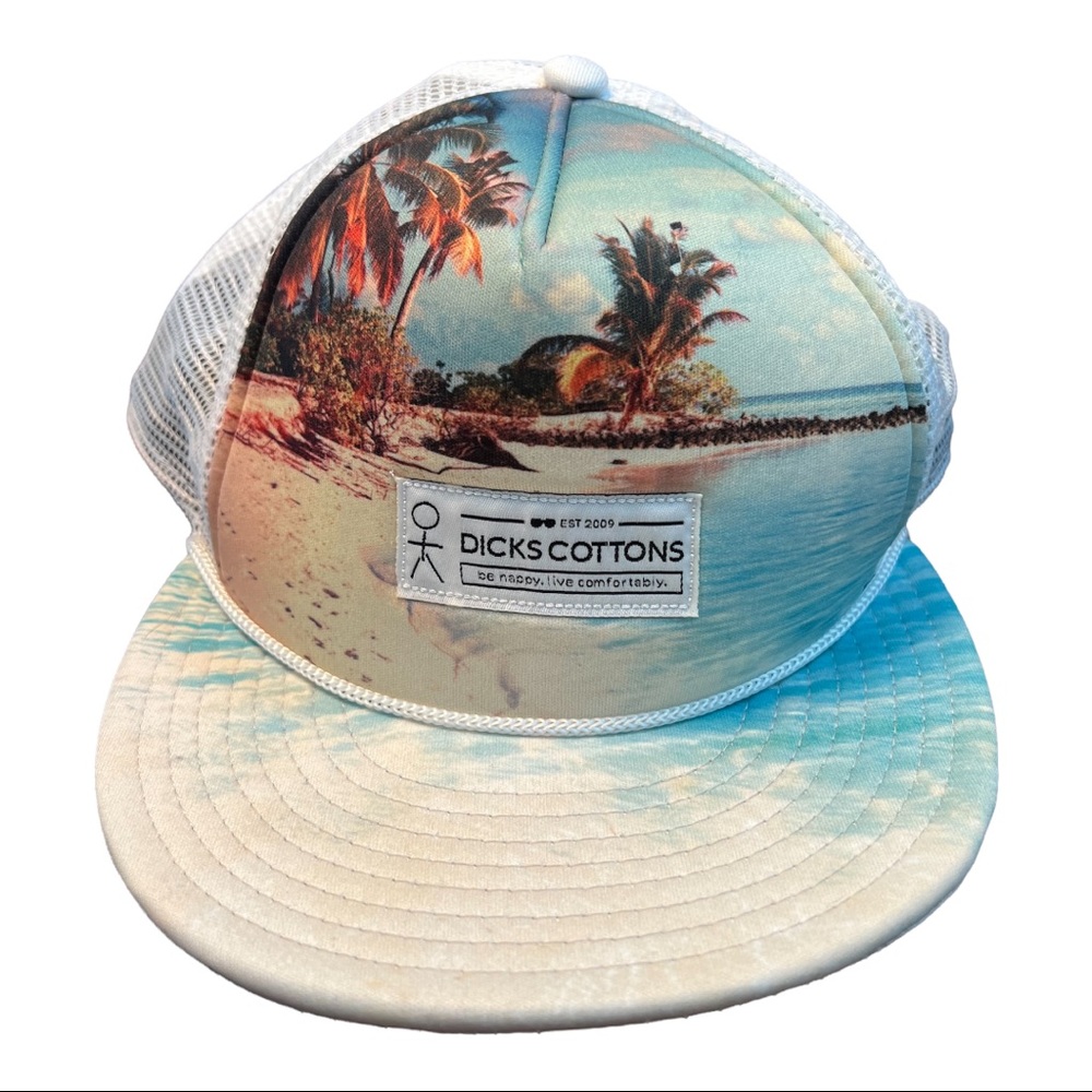 Dicks Cottons - Beach Snapback Hat - image 1